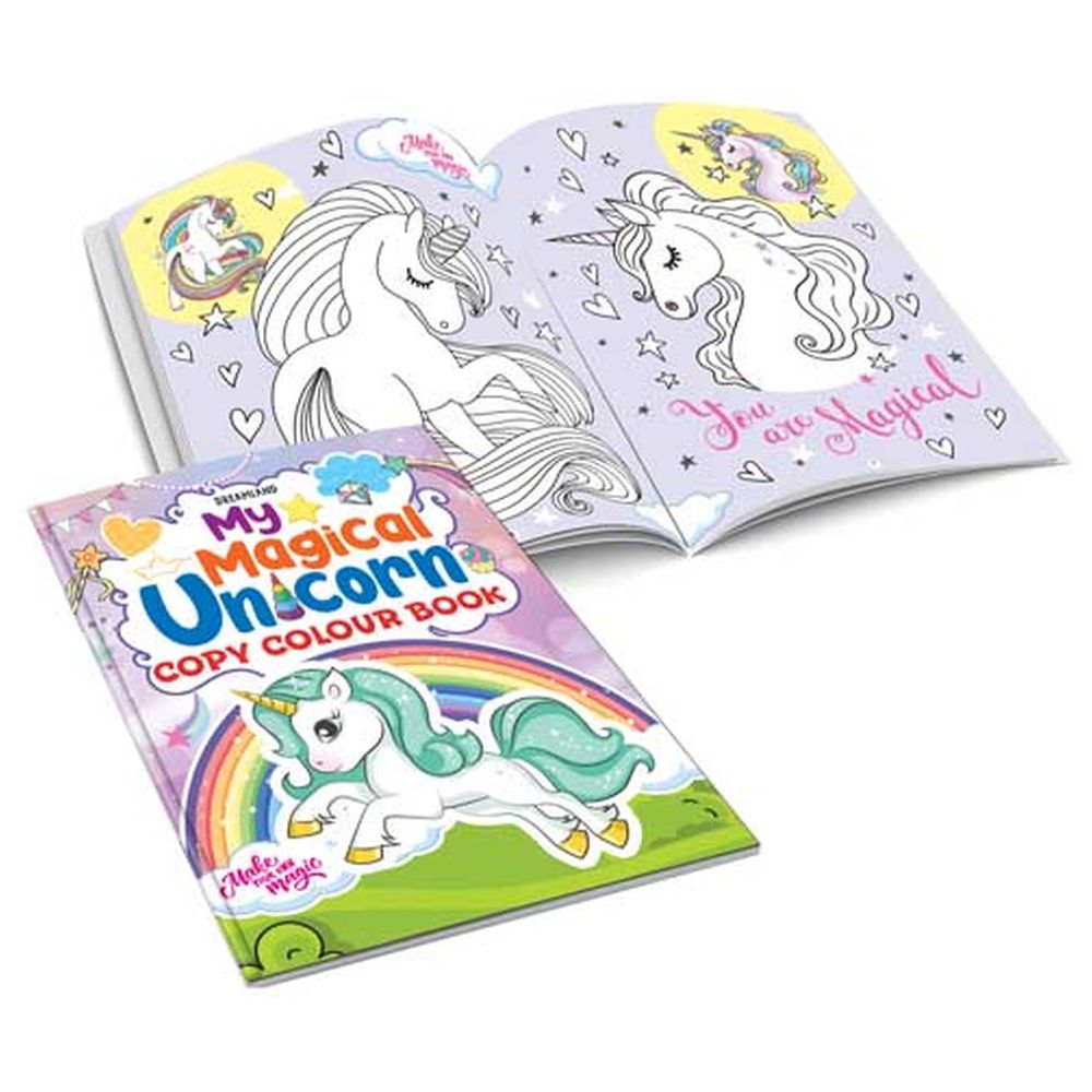 My Magical Unicorn Copy Colour Book