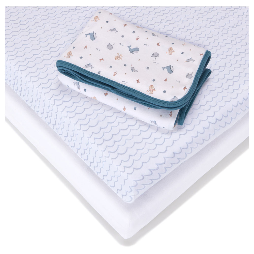 Baby Elegance - Crib Bedding Set - Under the Sea - 4pcs