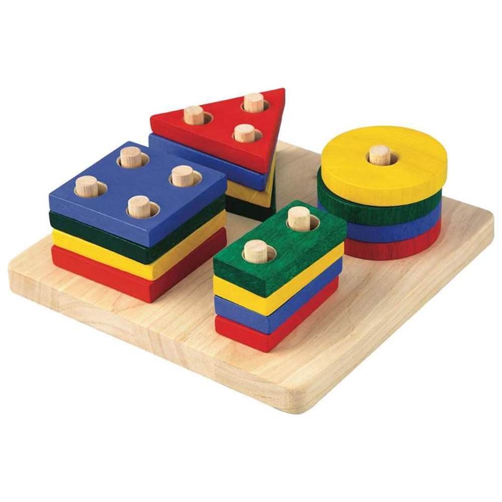 Plan Toys - Geometric Sorting Board