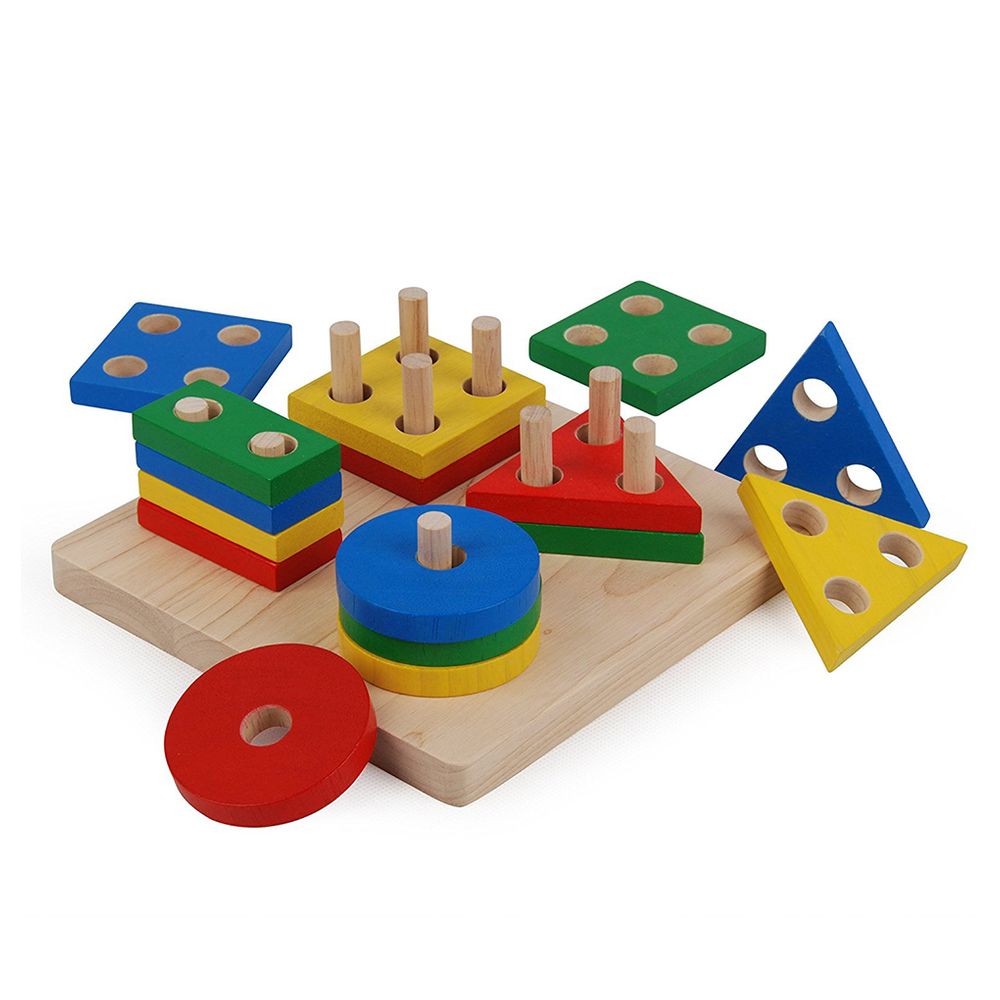 Plan Toys - Geometric Sorting Board