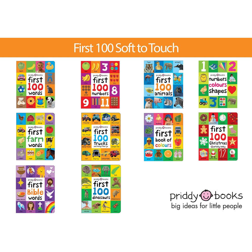 كتاب First 100 Soft To Touch Animals