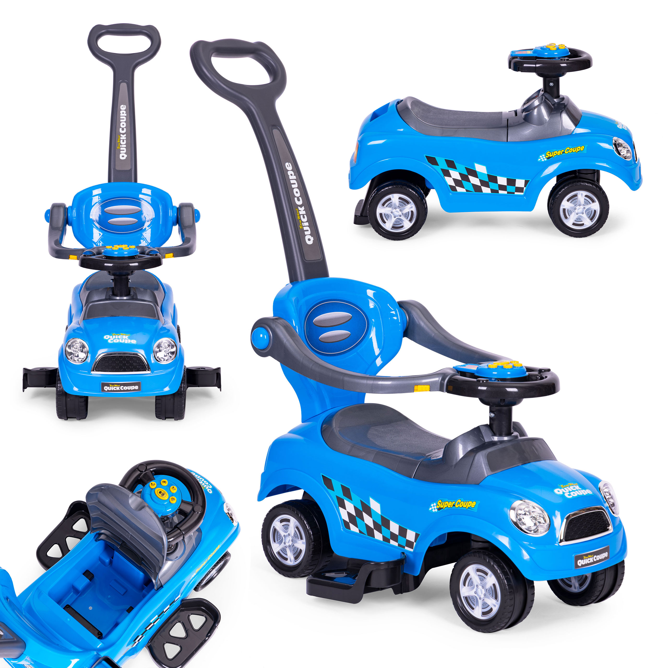 ATT - Super Coupe Pusher Car - Blue