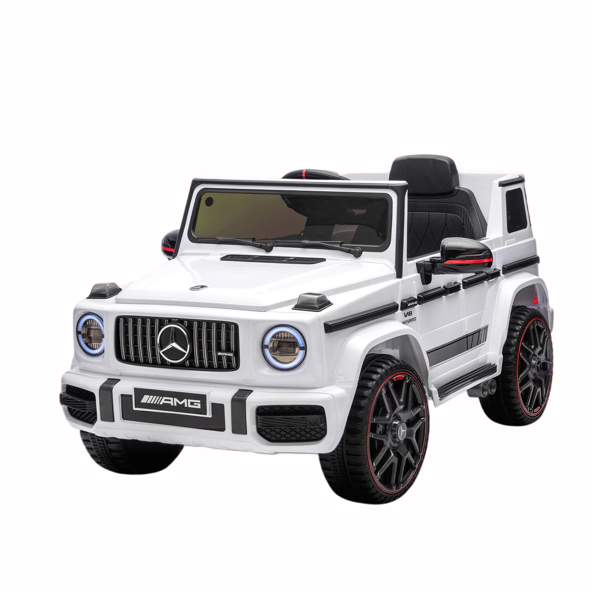 Mercedes - 12V Mercedes G63 Ride On Jeep - White 