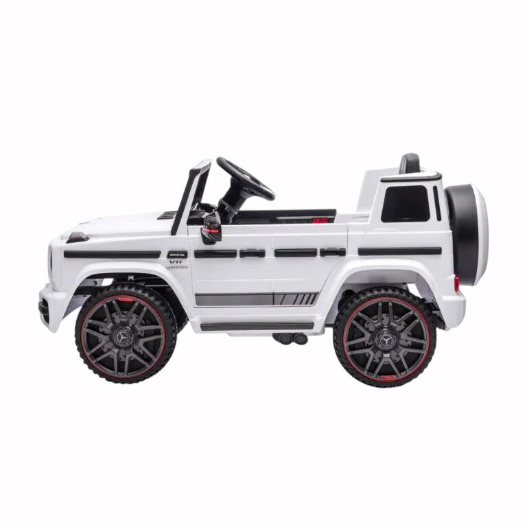 Mercedes - 12V Mercedes G63 Ride On Jeep - White 