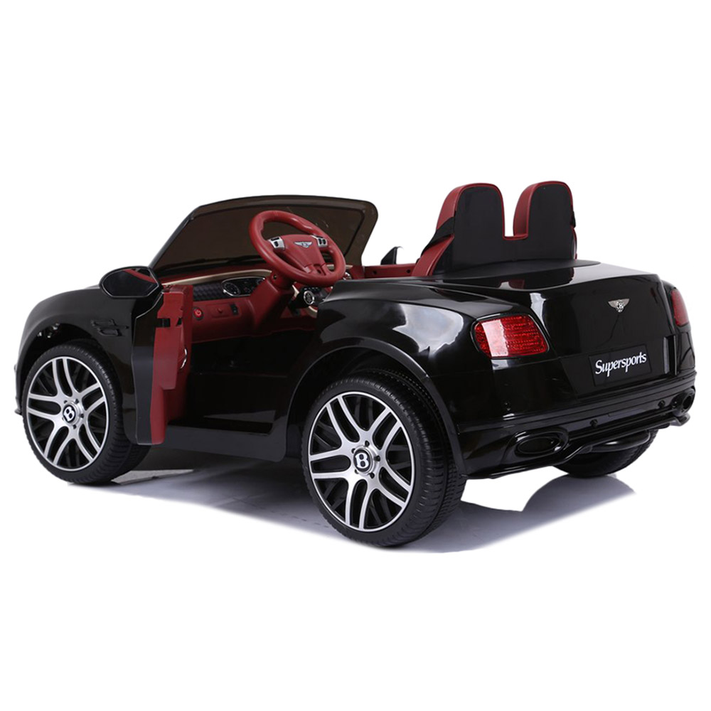 Bentley - 12V Bentley Super Sports Ride On Car - Black 