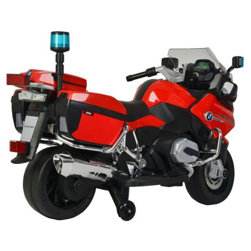 BMW - 12V Police Ride On Bike - Red