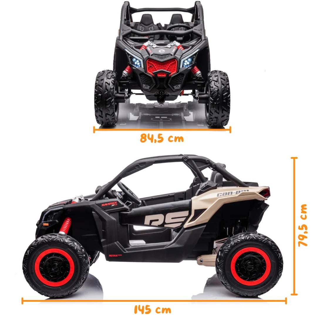 ATT - Maverick Kids UTV Electric Jeep - 24V - Black
