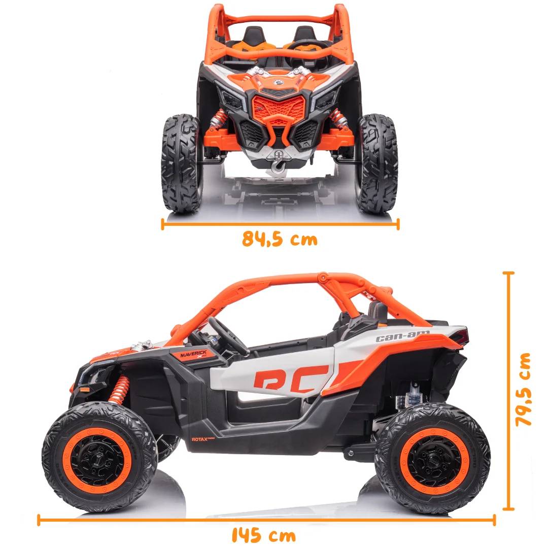ATT - Maverick Kids UTV Electric Jeep - 24V - Orange