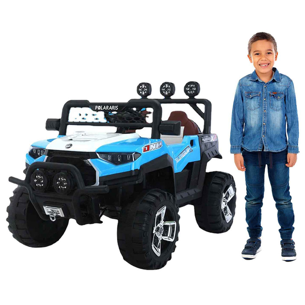 ATT - Power Wheel Kids Electric Jeep - 12V - Blue