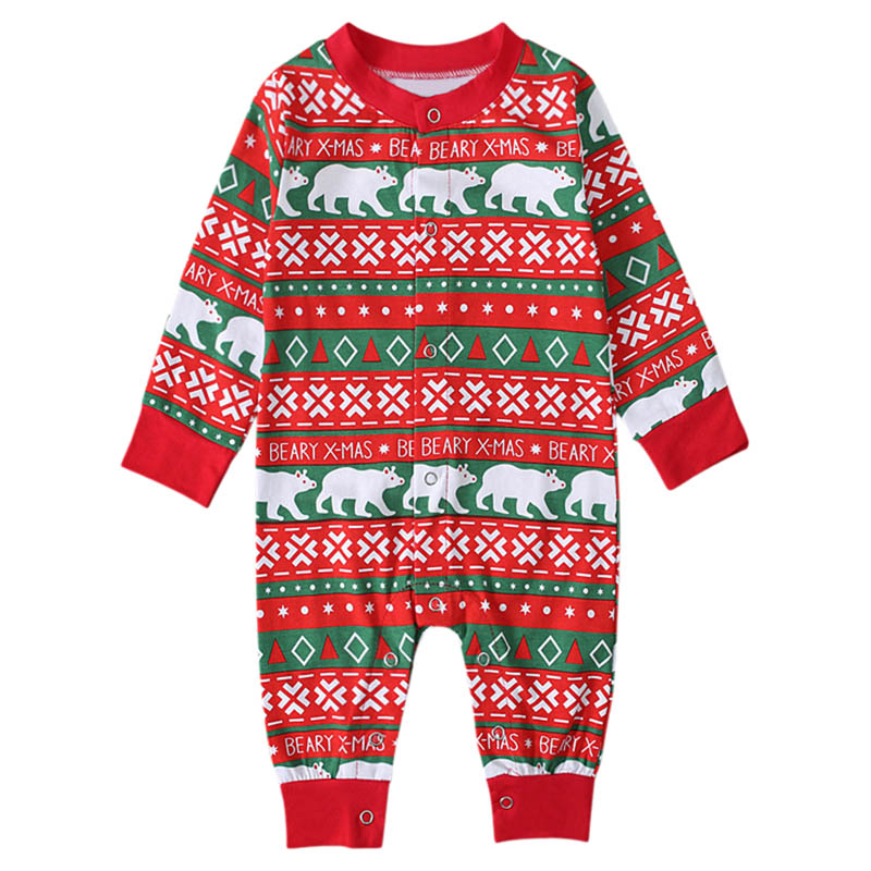 Sugar Rush Christmas Beary X-Mas Romper - Red