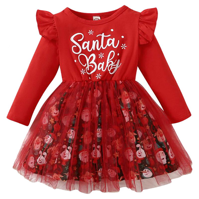 Sugar Rush Santa Baby Christmas Fashion Dress - Red