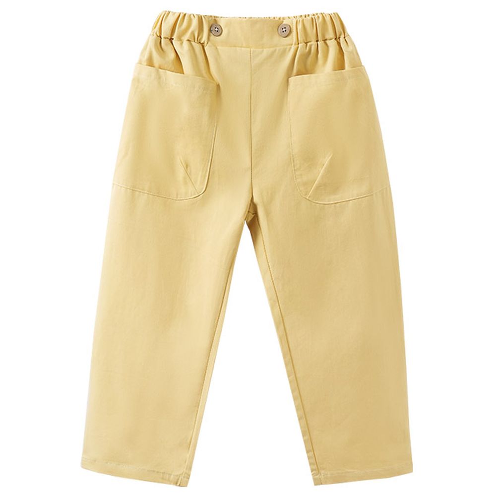 Sugar Rush Solid Regular Trouser - Yellow