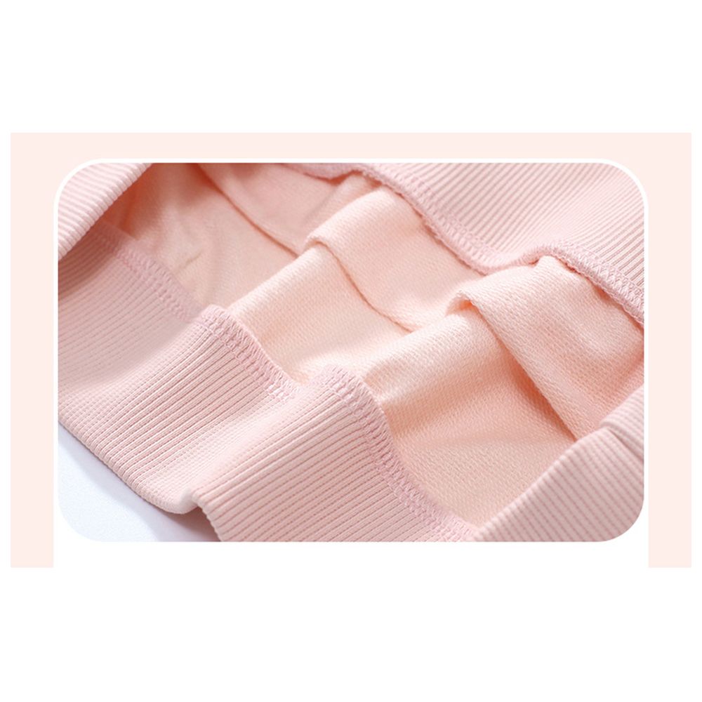 Sugar Rush Girls Appliqued Full Sleeves Sweatshirt - Pink