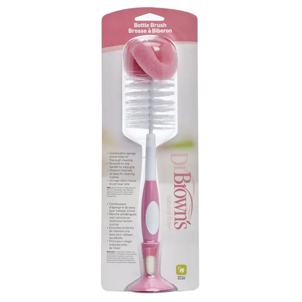 Dr. Brown's - Plastic Standard Bottle Brush - Pink