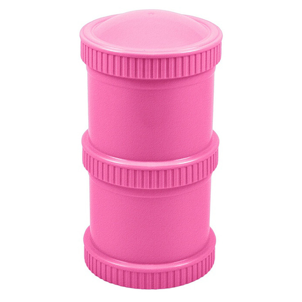 Re-Play Double Snack Stack - Bright Pink