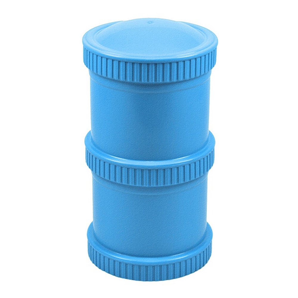 Re-Play Double Snack Stack - Sky Blue