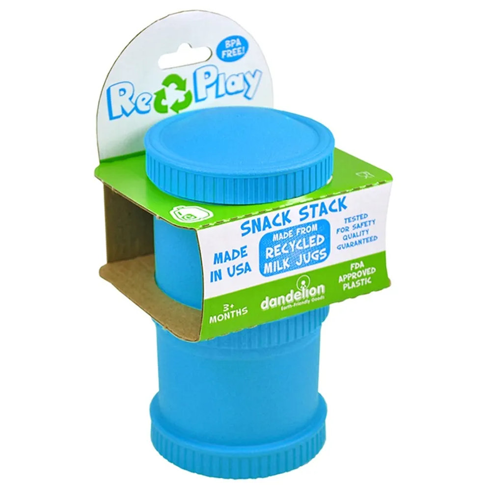 Re-Play Double Snack Stack - Sky Blue