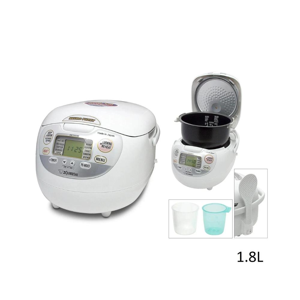 Zojirushi - Electric Rice Cooker/Warmer - Premium White - 1 L