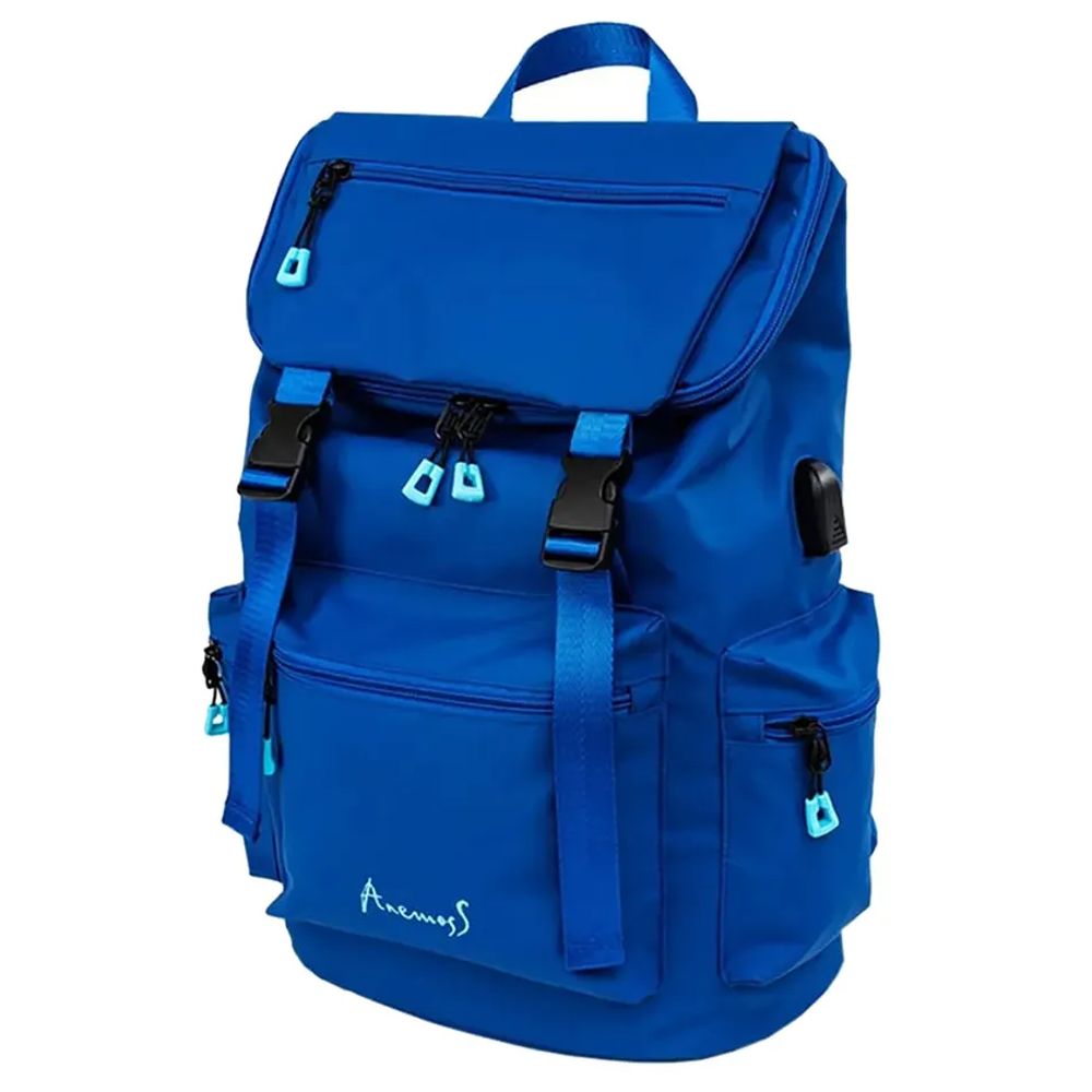 Anemoss - Laptop Backpack - Navy Blue - 15-Inch/38.5cm