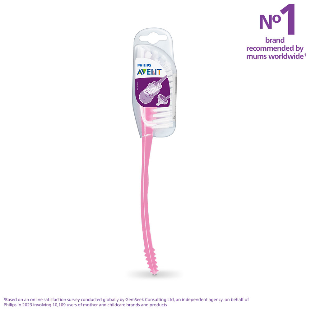 Philips Avent Bottle And Teat Brush Pink
