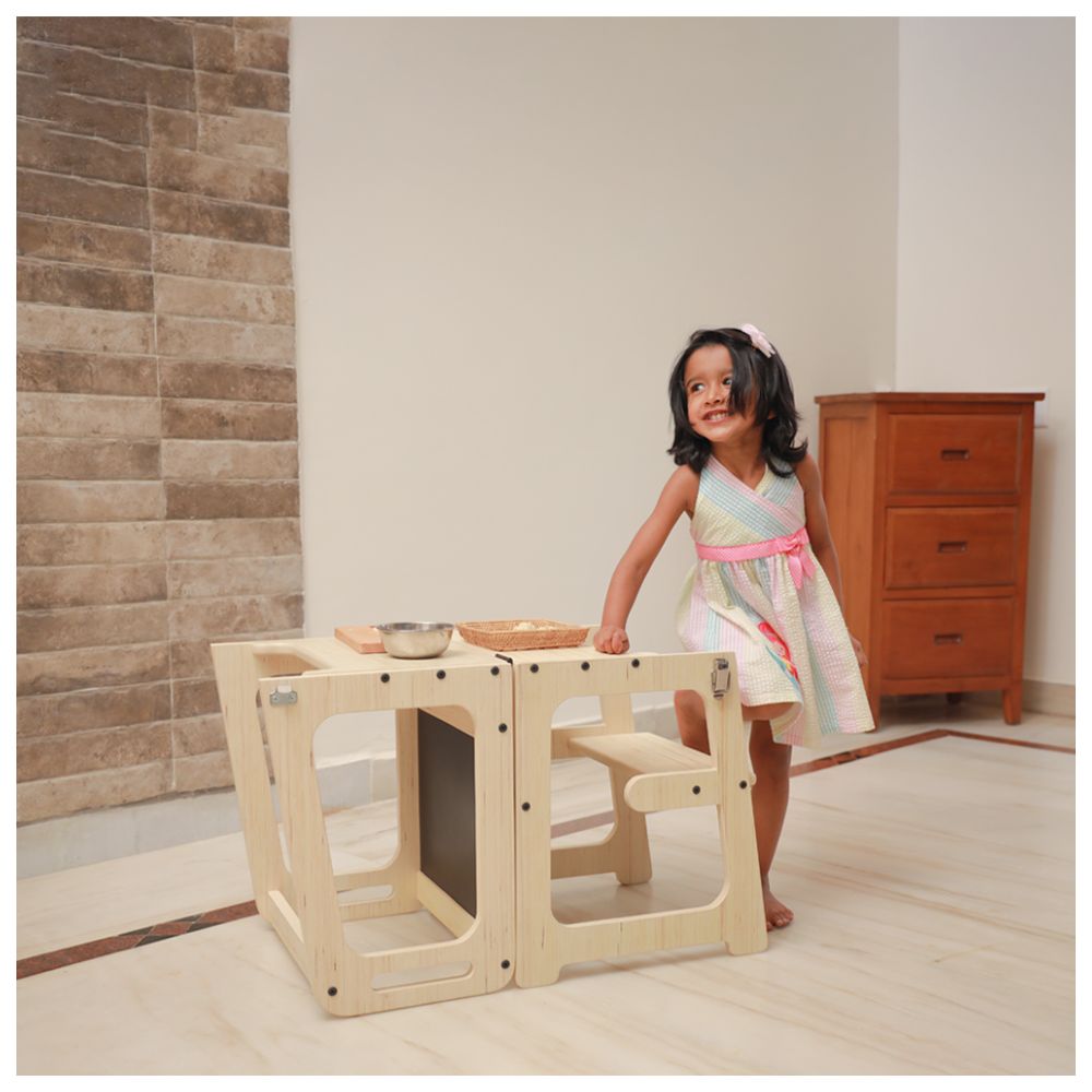 Ariro - Natural Wooden Learning Tower