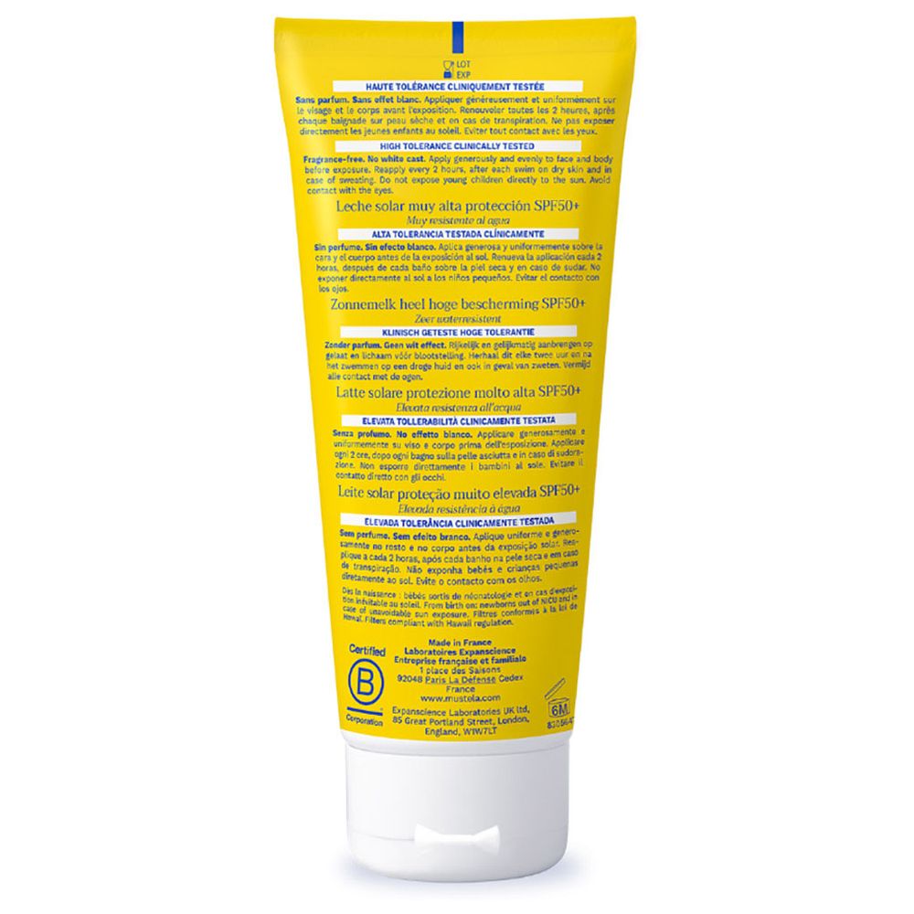 موستيلا - لوشن حماية عالية من الشمس SPF 50+ - 100 مل
