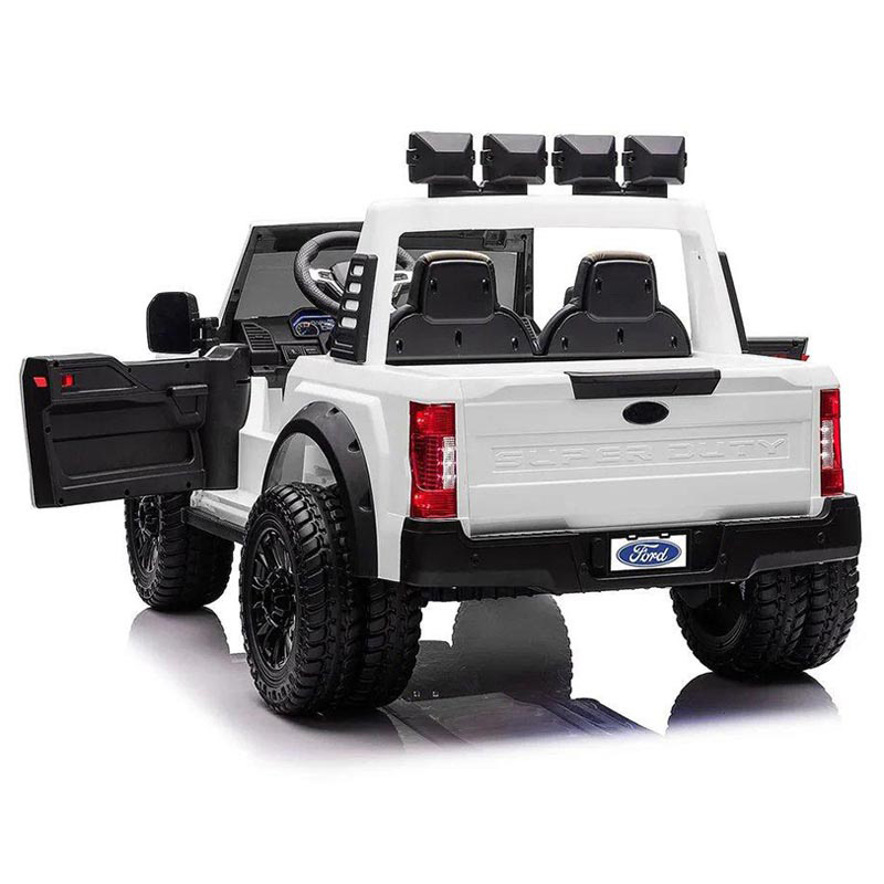 Ford - Super Duty Licensed Rideon Car - White - 12V
