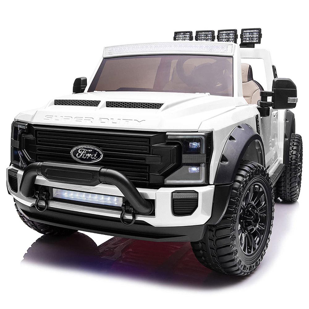 Ford - Super Duty Licensed Rideon Car - White - 12V