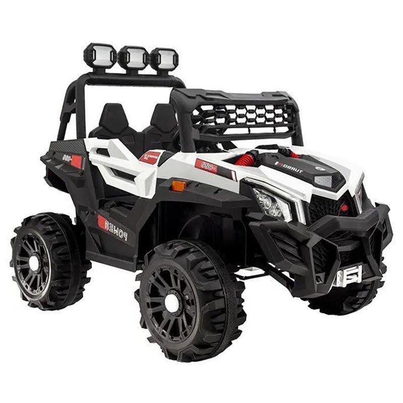 Amsham - Baby Love Kids Electric Rideon Buggy - White - 12V