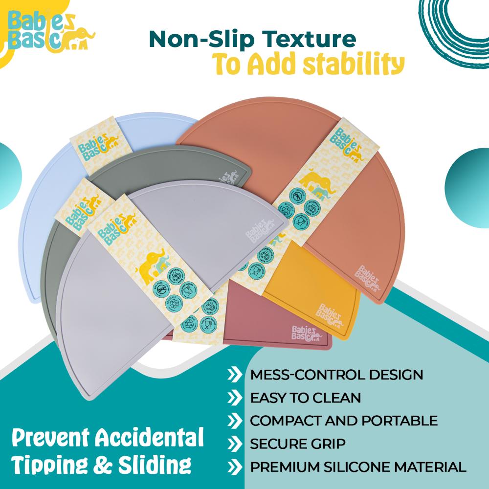 Babies Basic Silicone Placemat - Blue