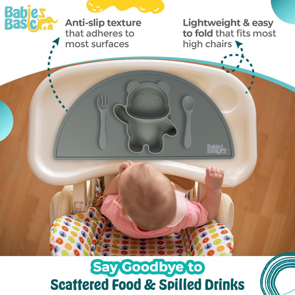 Babies Basic Silicone Placemat - Green