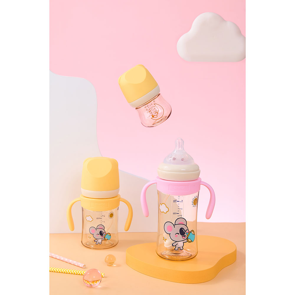 Aiwibi - Baby Feeding Bottle BPA Free 270ml - Yellow