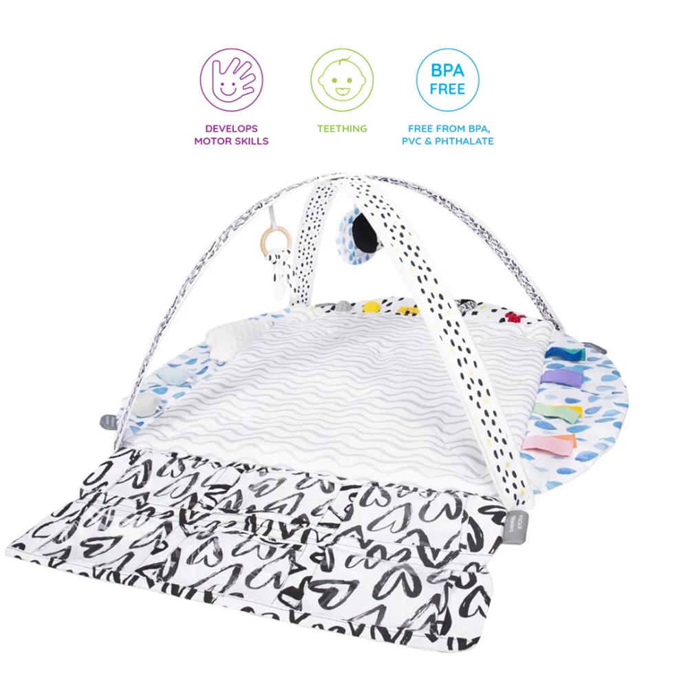 Little Learners - 6-in-1 Grow With Me Activity Play Mat & Play Zone 