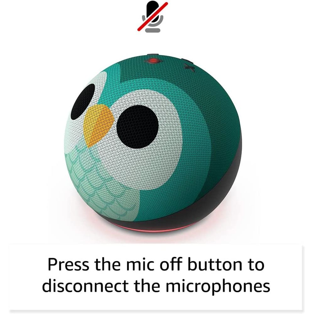 Amazon - Echo Dot Kids 5th Generation Smart Speaker With Alexa - Owl