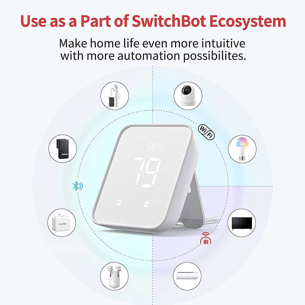 Switchbot - Hub 2Nd Gen Work As A Wifi Thermometer Hygrometer