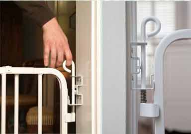 Cardinal Gates Auto Lock Gate - White