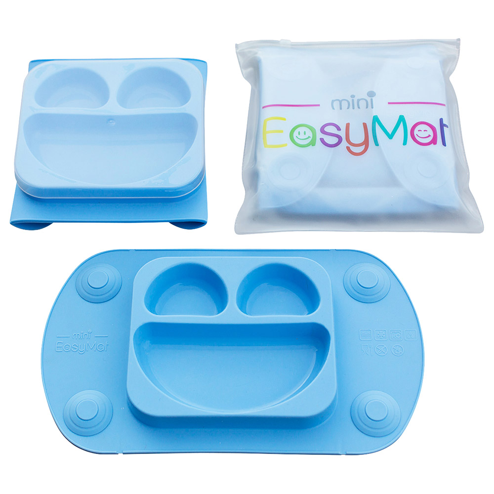 EasyTots - EasyMat Mini Suction Plate - Blue