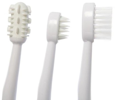 Dreambaby Toothbrush Set 3 Stage White