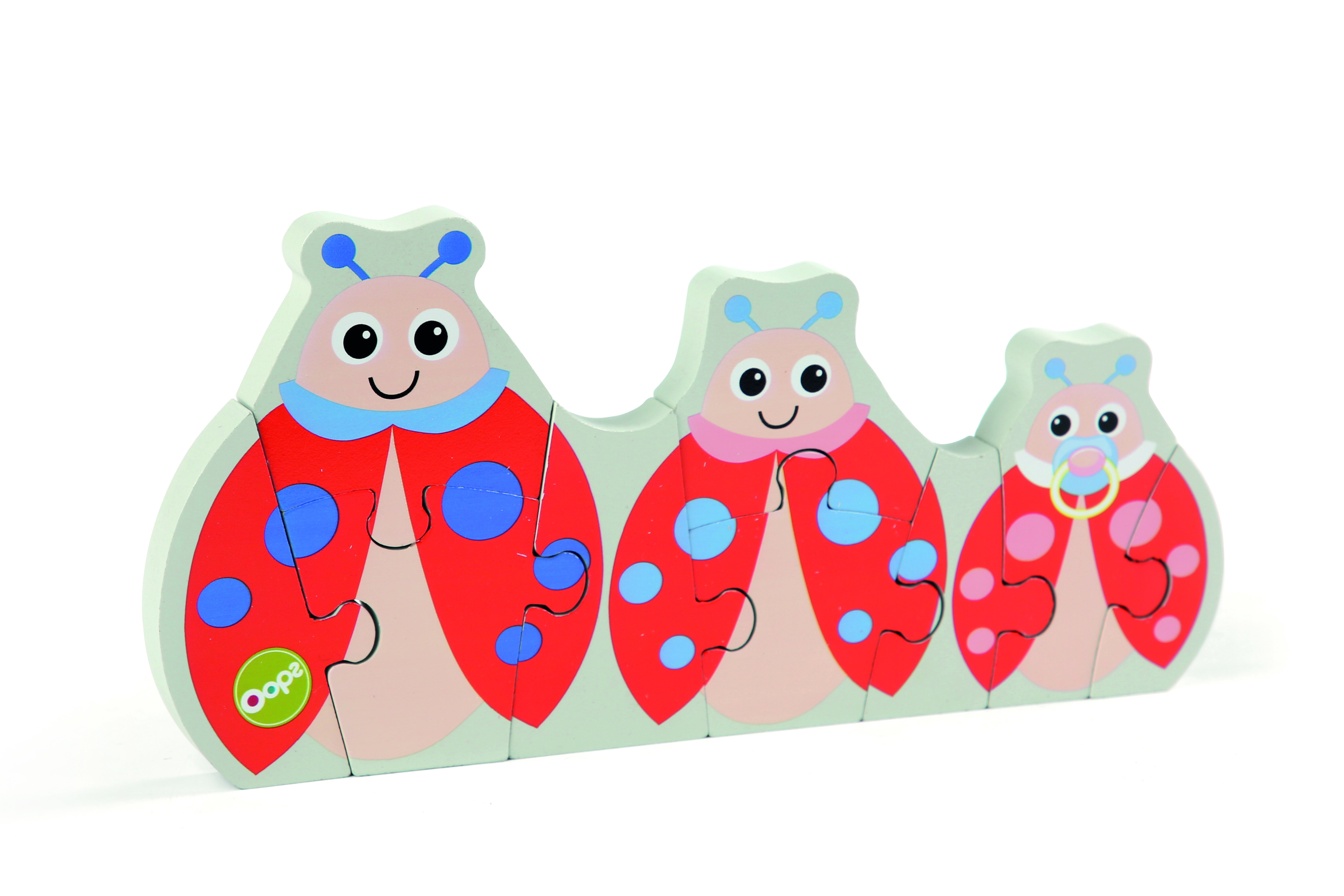Oops - Dual-Step Puzzle - Ladybug