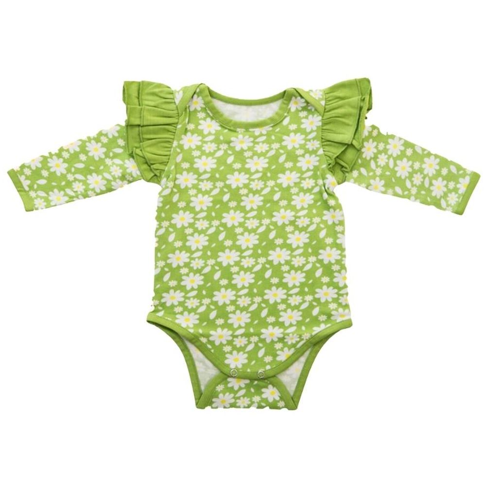Ola Otter Ruffle Full Sleeve Bodysuit Breezy Daisy
