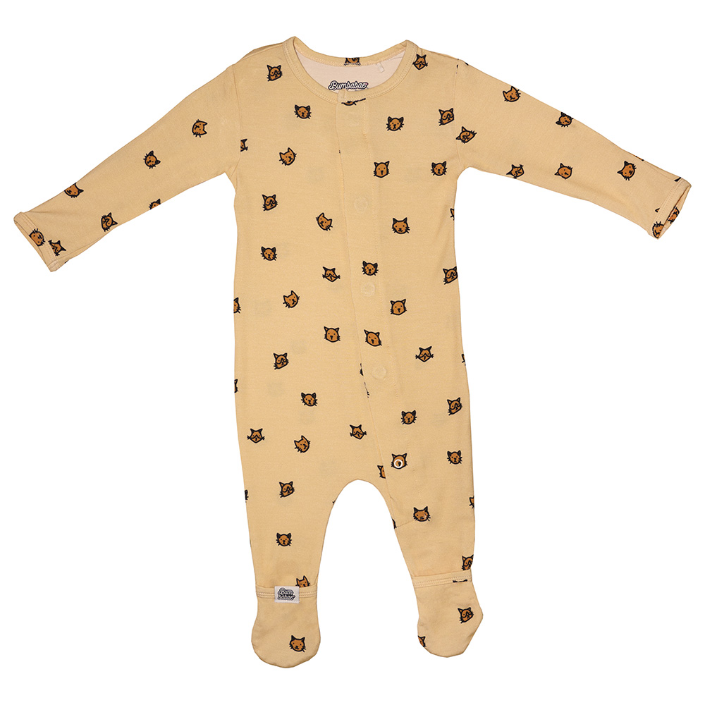 Bumbabae Magnetic Clasp Sleepsuit Ginger Cat