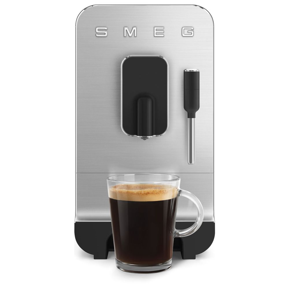 Smeg Bean To Cup Automatic Coffee Machine - Matt Black - 1350 W