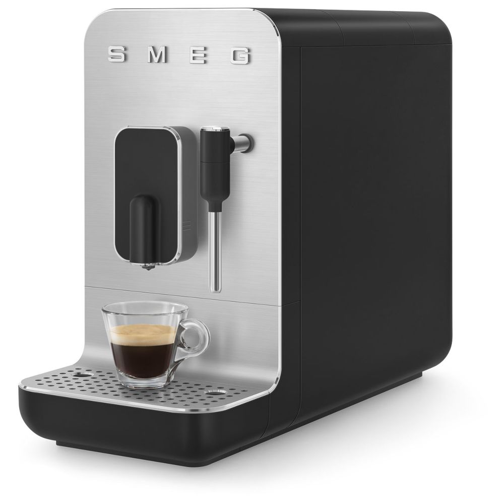 Smeg Bean To Cup Automatic Coffee Machine - Matt Black - 1350 W