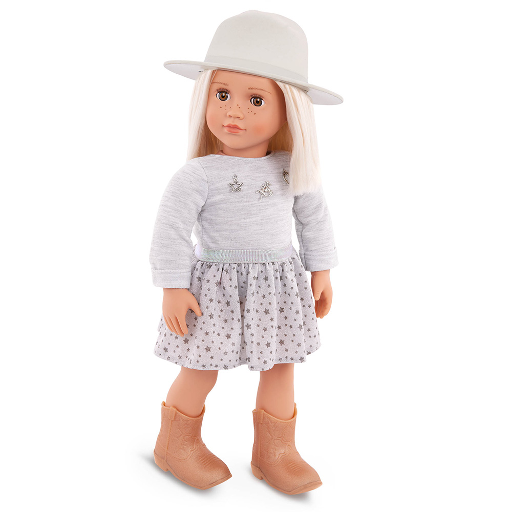 Our Generation - Abigale Doll With Pleated Skirt And Hat - 18 Inch
