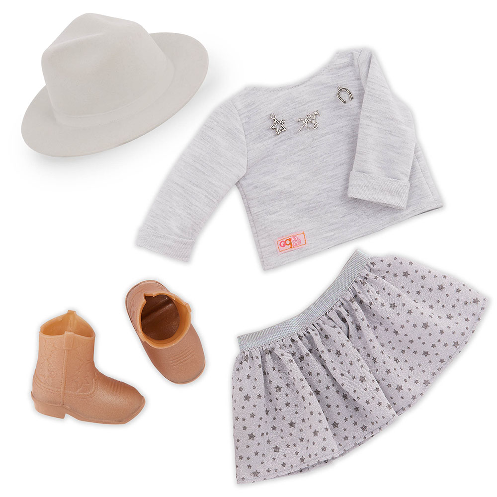 Our Generation - Abigale Doll With Pleated Skirt And Hat - 18 Inch