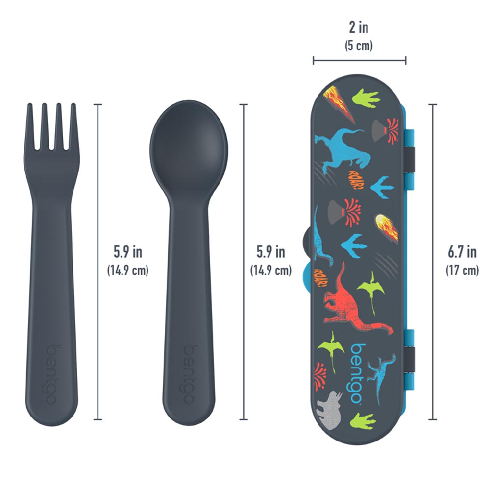 Bentgo - Kids Utensils Set - Dino