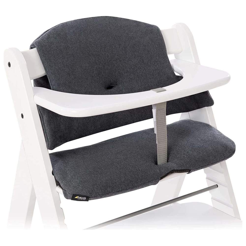 Hauck - Premium Seatpad for Alpha Chair - Jersey Charcoal