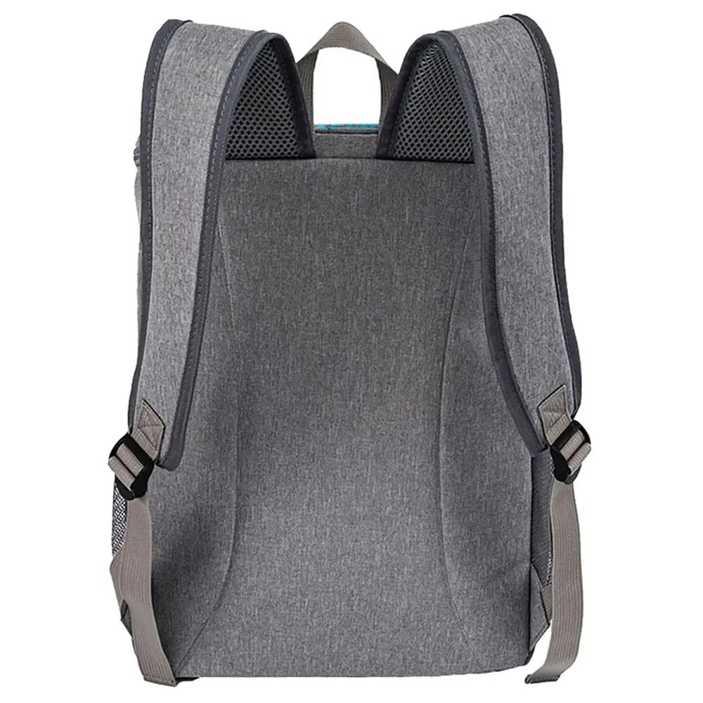 Biggdesign - Moods Up Curious Insulated Lunch Backpack - Grey/Purple - 10.4-Inch/26.5cm