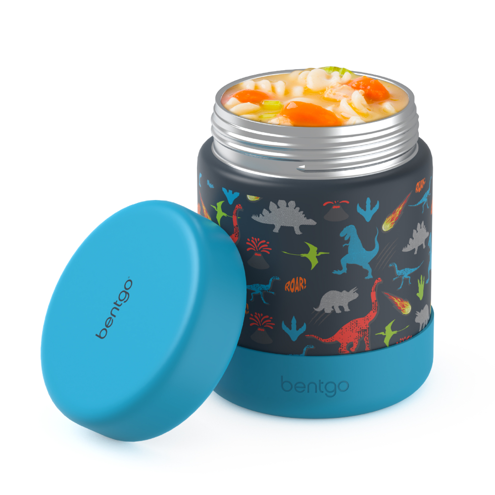 Bentgo - Kids Stainless Steel Food Jars - Dino - L - 330 ml
