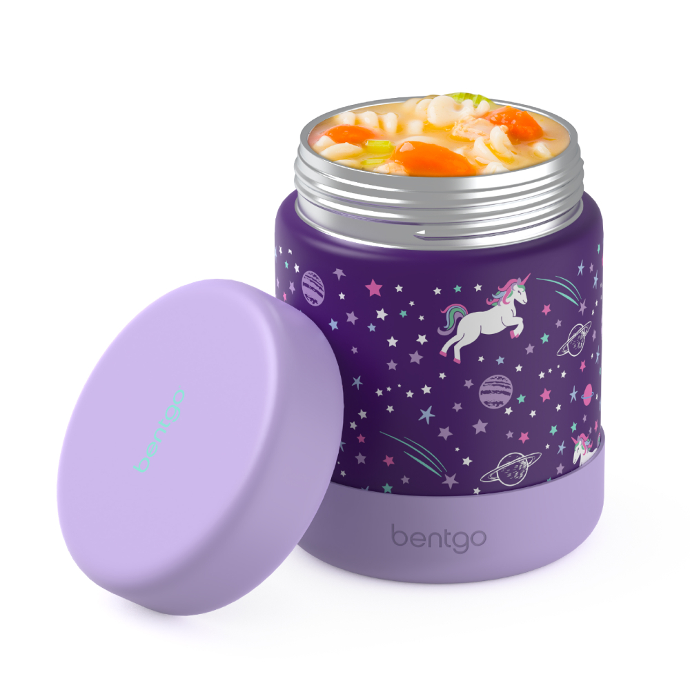 Bentgo - Kids Stainless Steel Food Jars - Unicorn - L - 330 ml